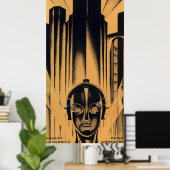 Metropolis Fritz Lang film Poster (Thuiskantoor)