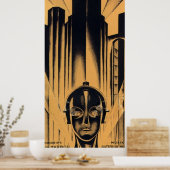 Metropolis Fritz Lang film Poster (Keuken)