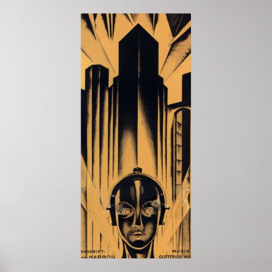 Metropolis Fritz Lang film Poster (Voorkant)