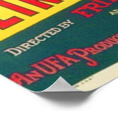 METROPOLIS geleid door Fritz Lang 1927 Hollywood S Poster (Hoek)