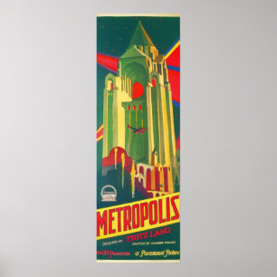 METROPOLIS geleid door Fritz Lang 1927 Hollywood S Poster