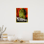 METROPOLIS geleid door Fritz Lang 1927 Old Film Poster (Keuken)