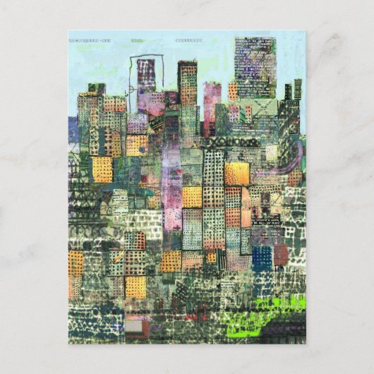 Metropolis Green Briefkaart (Voorkant)
