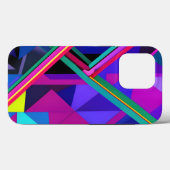 Metropolis Grid: een digitale reflectie Case-Mate iPhone Case (Achterkant (horizontaal))