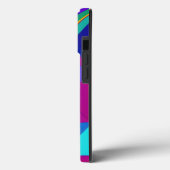 Metropolis Grid: een digitale reflectie Case-Mate iPhone Case (Achterkant / Links)