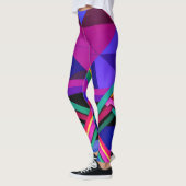 Metropolis Grid: een digitale reflectie Leggings (Links)