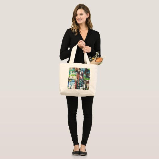 Metropolis Grote Tote Bag (Voorkant (model))