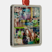 Metropolis II Metalen Ornament (Rechts)