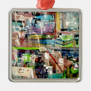 Metropolis II Metalen Ornament