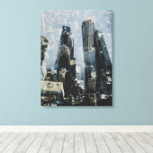 Metropolis III Canvas Afdruk (Insitu (Houten vloer))
