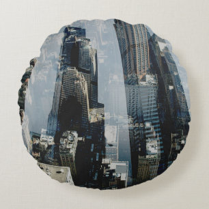 Metropolis III Rond Kussen