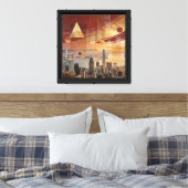 Metropolis in Transformatie Canvas Afdruk (Insitu (Slaapkamer))