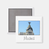 Metropolis, Madrid Magnet (Voorkant / Achterkant)