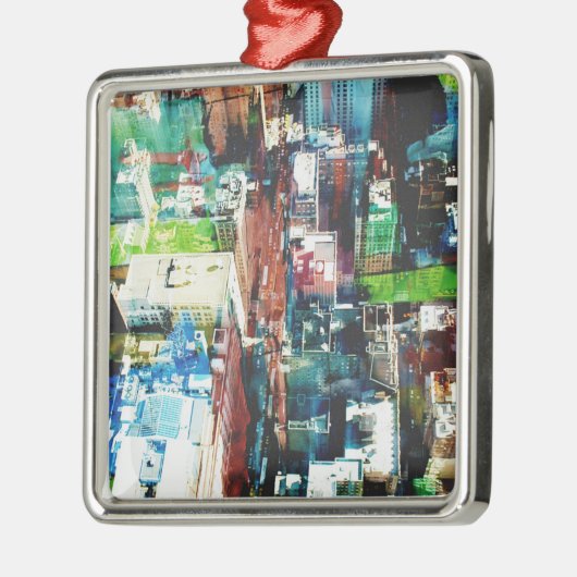 Metropolis Metalen Ornament (Links)