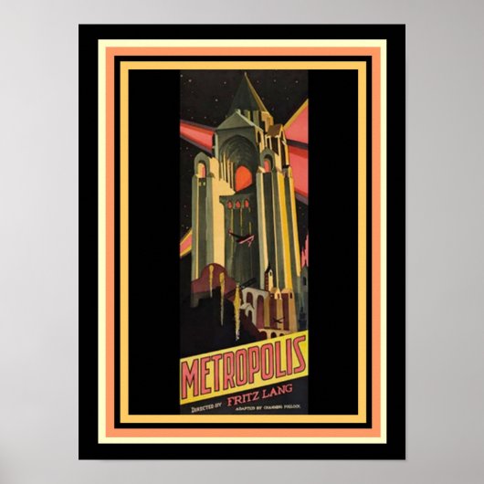 Metropolis Movie Poster 12 x 16 (Voorkant)