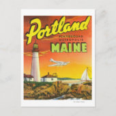 Metropolis op de speelplaats briefkaart (Voorkant)