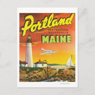 Metropolis op de speelplaats briefkaart