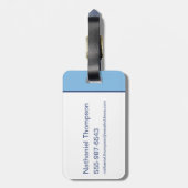 Metropolis Story Book Map Bagagelabel (Achterkant verticaal)