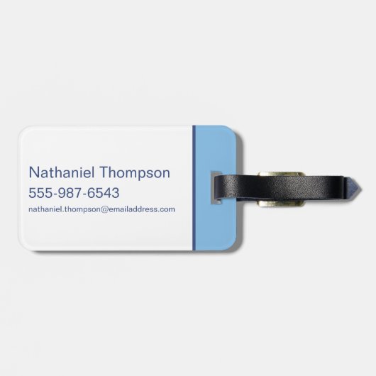 Metropolis Story Book Map Bagagelabel (Achterkant horizontaal)