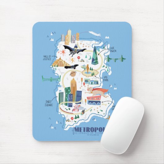 Metropolis Story Book Map Muismat (Met muis)