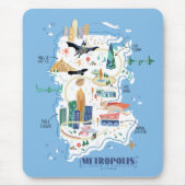 Metropolis Story Book Map Muismat (Voorkant)