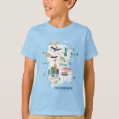Metropolis Story Book Map T-shirt (Voorkant)