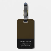 Metropolis V Bagagelabel (Achterkant verticaal)