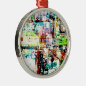 Metropolis VI Metalen Ornament (Rechts)