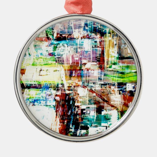 Metropolis VI Metalen Ornament (Voorkant)
