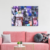 Metropolis VII Canvas Afdruk (Insitu (Woonkamer))