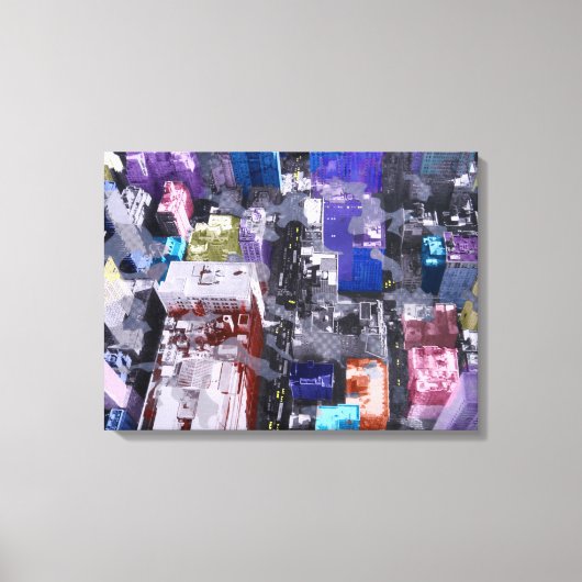 Metropolis VII Canvas Afdruk (Voorkant)