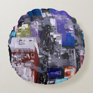Metropolis VII Rond Kussen