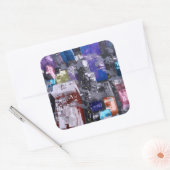 Metropolis VII Vierkante Sticker (Envelop)