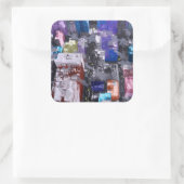 Metropolis VII Vierkante Sticker (Tas)