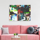 Metropolis VIII Canvas Afdruk (Insitu (Woonkamer))