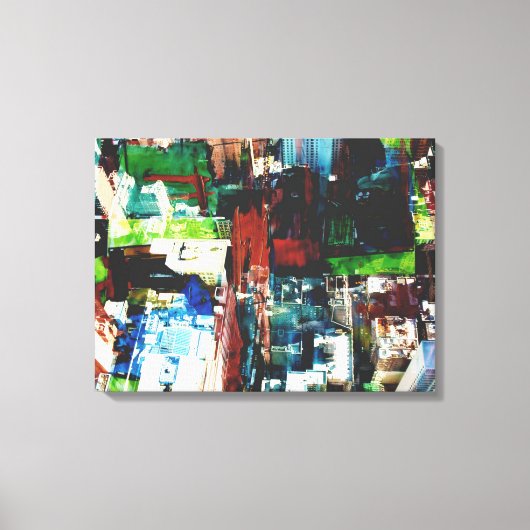 Metropolis VIII Canvas Afdruk (Voorkant)