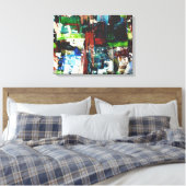 Metropolis VIII Canvas Afdruk (Insitu (Slaapkamer))
