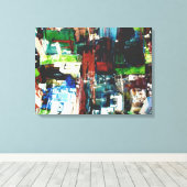 Metropolis VIII Canvas Afdruk (Insitu (Houten vloer))