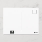 Metropolitan Black and White Nash Briefkaart (Achterkant)