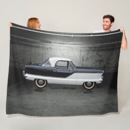 Metropolitan Black and White Nash Fleece Deken