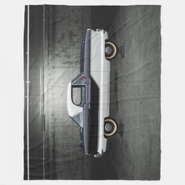 Metropolitan Black and White Nash Fleece Deken