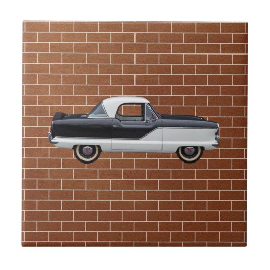 Metropolitan Black and White Nash Tegeltje (Voorkant)