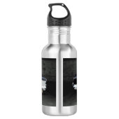 Metropolitan Black and White Nash Waterfles (Achterkant)