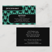 Metropolitan Glam Visitekaartje, Zee Green Visitekaartje (Voorkant / Achterkant)