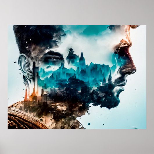 Metropolitan Meditatie: spijt van gedachten en dro Poster (Voorkant)