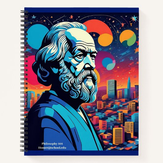 Metropolitan Musings: De visie van de filosoof Notitieboek (Voorkant)