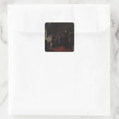 Metropolitan Philip uit Moskou met Tsar Ivan Vierkante Sticker (Tas)