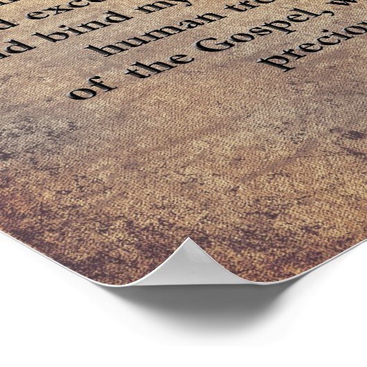 Metropolitan Tabernacle First Words Poster (Hoek)