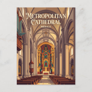 Metropolitane Kathedraal Mexico Briefkaart