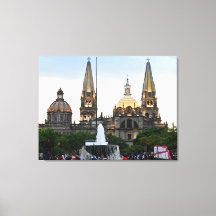 Metropolitane Kathedraal van Guadalajara Canvas
